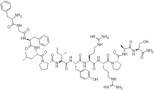 structure of CAS# 64704-41-2, 颗粒释放肽 R