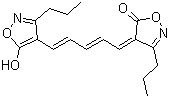 structure of CAS# 64724-75-0, 氧杂菁 VI