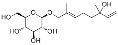 CAS # 64776-96-1, Betulalbuside A, beta-D-Glucopyranoside (2E,6R)-6-hydroxy-2,6-dimethyl-2,7-octadien-1-yl