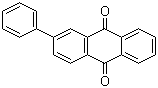 structure of CAS# 6485-97-8, 2-苯基蒽醌