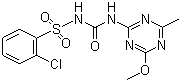 structure of CAS# 64902-72-3, Chlorsulfuron
