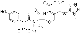 structure of CAS# 64953-12-4, Latamoxef sodium