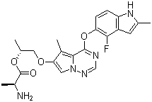 structure of CAS# 649735-63-7, Brivanib alaninate