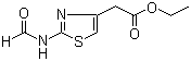 structure of CAS# 64987-05-9, 2-(2-甲酰氨基噻唑-4-基)乙酸乙酯