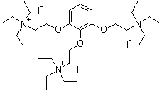 structure of CAS# 65-29-2, Gallamine triethiodide