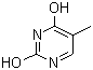 Thymine molecular structure (CAS 65-71-4)
