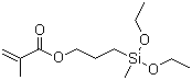 structure of CAS# 65100-04-1, 甲基丙烯酰氧基丙基甲基二乙氧基硅烷