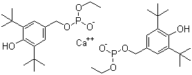 CAS # 65140-91-2, Calcium bis[monoethyl(3,5-di-tert-butyl-4-hydroxylbenzyl)phosphonate], Antioxidant 1425