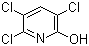structure of CAS# 6515-38-4, 3,5,6-Trichloro-2-pyridinol