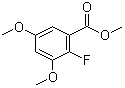 structure of CAS# 651734-58-6, 2-氟-3,5-二甲氧基苯甲酸甲酯