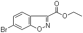 structure of CAS# 651780-27-7, 6-溴苯并异恶唑-3-甲酸乙酯