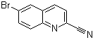 structure of CAS# 65185-41-3, 6-Bromoquinoline-2-carbonitrile