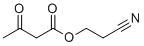 structure of CAS# 65193-87-5, 2-氰基乙基3-氧代丁酸酯