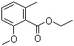 structure of CAS# 6520-83-8, Ethyl 2-methoxy-6-methylbenzoate