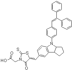 structure of CAS# 652145-28-3, 吲哚啉染料 D 102