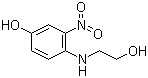 structure of CAS# 65235-31-6, 3-硝基-4-(2-羟乙氨基)苯酚
