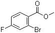 CAS # 653-92-9, Methyl 2-bromo-4-fluorobenzoate, 2-Bromo-4-fluorobenzoic acid methyl ester, Methyl 4-fluoro-2-bromobenzoate