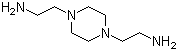 structure of CAS# 6531-38-0, 1,4-哌嗪二乙胺