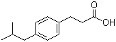 structure of CAS# 65322-85-2, 4-(2-甲基丙基)苯丙酸