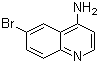 structure of CAS# 65340-73-0, 4-Amino-6-bromoquinoline