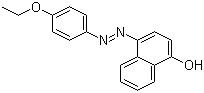 CAS 登录号：6535-42-8, 溶剂红 3, 4-[(4-乙氧基苯基)偶氮]萘酚