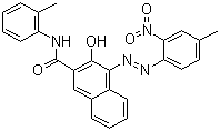 CAS # 6535-47-3, Pigment Red 13, 3-Hydroxy-4-[(4-methyl-2-nitrophenyl)azo]-N-(2-methylphenyl)-2-naphthalenecarboxamide, 3-Hydroxy-4-[(4-methyl-2-nitrophenyl)azo]-N-(o-tolyl)naphthalene-2-carboxamide, C.I. 12395