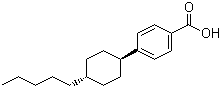 CAS # 65355-30-8, 4-(trans-4-Pentylcyclohexyl)benzoic acid