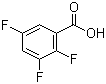 structure of CAS# 654-87-5, 2,3,5-Trifluorobenzoic acid