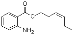 CAS # 65405-76-7, cis-3-Hexenyl anthranilate, (3Z)-3-Hexen-1-ol 2-aminobenzoate