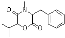 CAS # 65454-13-9, Lateritin, Lateritine, 4-Methyl-6-(1-methylethyl)-3-(phenylmethyl)-2,5-morpholinedione