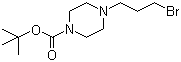 structure of CAS# 655225-02-8, 4-(3-Bromopropyl)piperazine-1-carboxylic acid tert-butyl ester