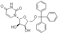 structure of CAS# 6554-10-5, 5'-O-三苯基甲基尿苷