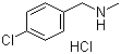 structure of CAS# 65542-24-7, N-Methyl-4-chlorobenzylamine hydrochloride