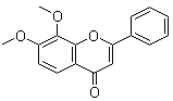 CAS # 65548-54-1, 7,8-Dimethoxyflavone, 7,8-Dimethoxy-2-phenyl-4H-1-benzopyran-4-one, 7,8-Dimethoxy-2-phenyl-4H-chromen-4-one