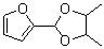 CAS # 6565-31-7, 2-(2-Furanyl)-4,5-dimethyl-1,3-dioxolane, NSC 75461