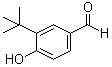 structure of CAS# 65678-11-7, 3-叔丁基-4-羟基苯甲醛