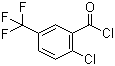 structure of CAS# 657-05-6, 2-氯-5-(三氟甲基)苯甲酰氯