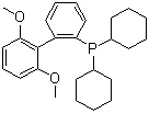 structure of CAS# 657408-07-6, 2-双环己基膦-2',6'-二甲氧基联苯