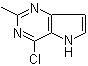 structure of CAS# 65749-86-2, 4-氯-2-甲基-5H-吡咯并[3,2-d]嘧啶