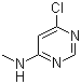 structure of CAS# 65766-32-7, 4-Chloro-6-methylaminopyrimidine