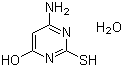 structure of CAS# 65802-56-4, 4-氨基-6-羟基-2-巯基嘧啶一水物