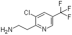 structure of CAS# 658066-44-5, 3-Chloro-5-(trifluoromethyl)-2-(2-aminoethyl)pyridine