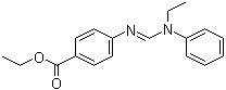 structure of CAS# 65816-20-8, Ethyl 4-[[(ethylphenylamino)methylene]amino]benzoate