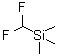structure of CAS# 65864-64-4, Trimethyl(difluoromethyl)silane