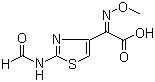 structure of CAS# 65872-43-7, 2-(2-Formamidothiazole-4-yl)-2-methoxyimino acetic acid