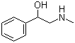 structure of CAS# 6589-55-5, 2-(甲基氨基)-1-苯乙醇