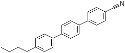 structure of CAS# 66044-94-8, 4-Cyano-4'-n-butyl-p-terphenyl