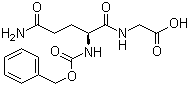 structure of CAS# 6610-42-0, N-(Benzyloxycarbonyl)-L-glutaminylglycine