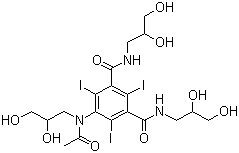 structure of CAS# 66108-95-0, 碘海醇