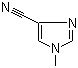 structure of CAS# 66121-69-5, 1-Methyl-1H-imidazole-4-carbonitrile